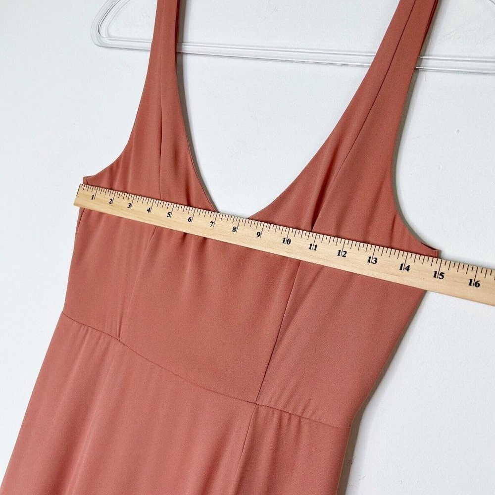 Show Me Your MuMu Jenn Maxi Dress Women’s Size Small Rustic Mauve Blush Wedding - Picture 5 of 13